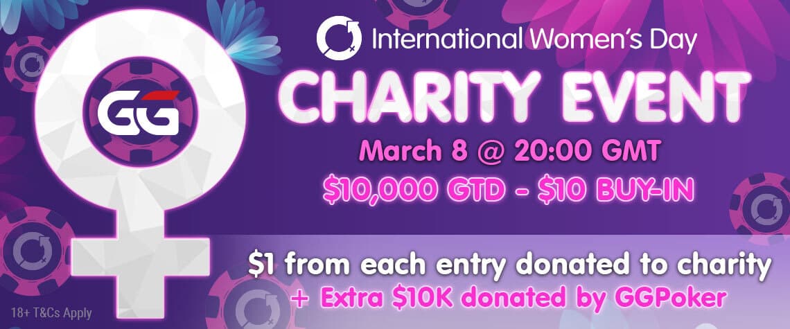 GGPoker Announces International Women’s Day Charity Tournament