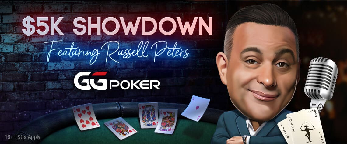 $5K Showdown featuring Russell Peters – March 30 at 19:00 ET